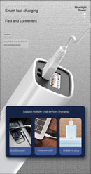 Flashlight Commando Light Rechargeable Charging Treasure Multifunctional Bright Field Super Bright Mini Household Durable Lamp