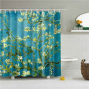 Floral Bamboo Dandelion Maple Leaf Flower Fabric Waterproof Polyester Shower Curtains Bathroom Curtain Bath Accessory Printing