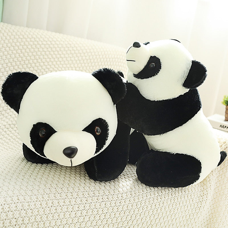 Cute Panda Simulation Stuff Tier Plüschtier Puppen Baby Mädchen Geburtstagsgeschenk