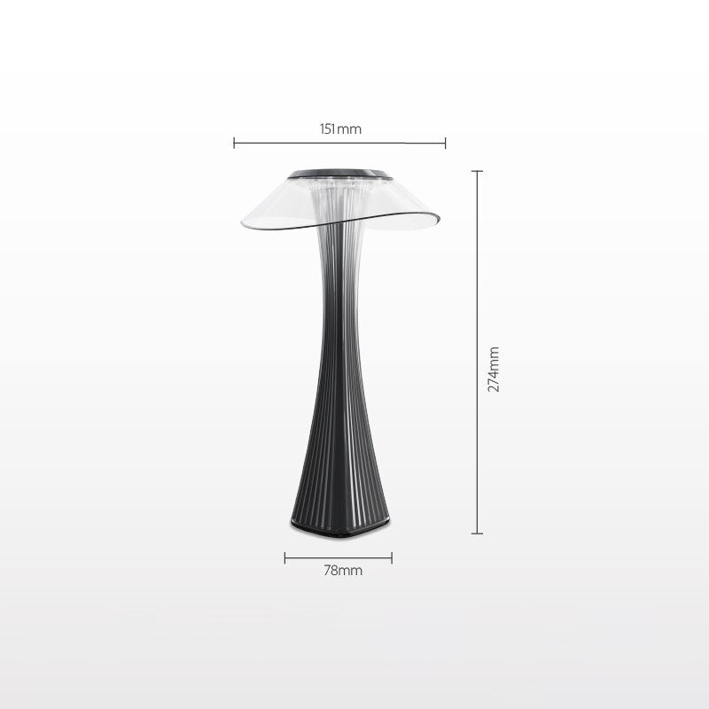 Modern LED Table Lamp Touch Dimmable Table Lights Eye-Protect Reading Desk Lamp Bedside Lamp Library Decor With USB Plug