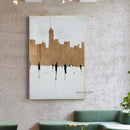 100% pintado a mano, pintura al óleo británica abstracta, lienzo moderno, cuadros de pared para sala de estar, decoración del hogar, arte blanco y negro