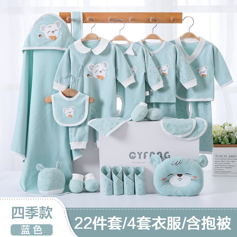 Newborn Clothes Outfits Baby Cotton Infant Clothing Suit Print NewBorn Boys Underwear Set