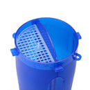 Botella de agua plegable portátil 2 en 1 para mascotas, contenedor de comida con cuenco plegable de silicona para mascotas, cuenco para viajes al aire libre, comedero para perros y gatos