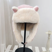 K79 Women's Hat Winter HaTt Ushanka hat For Female Thicken Cold Cap Warm Hat Windbreak Hat Warm Hat Pilot Cap Hat With Earflaps