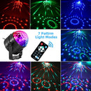 LED-Discobeleuchtung, Bühnenbeleuchtung, automatische Tonaktivierung, drehbare Fernbedienung, Discolampe, Laserprojektor, Ballsaal-Effektlicht