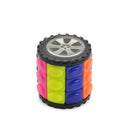3D drehen Schiebezylinder Zauberwürfel bunter Babylon Turm Stressabbau Würfel Kinder Puzzle Spielzeug für Kinder Erwachsene sensorisches Spielzeug