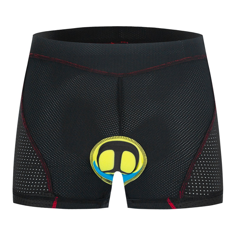 WOSAWE 2022 Cycling Shorts with pads Men Quick Dry Breathable Bicycle 5D Gel Padded Bike Underwear MTB Cycling gel Shorts