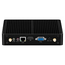 XCY Fanless Mini PC Intel Core i7 4500U i5 5200U i3 7100U 300M WiFi Gigabit Ethernet VGA HDMI Display Windows 10 Linux HTPC