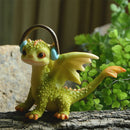 Everyday Collection Miniature Fairy Garden and Terrarium Mini Dragon Rex The Green Dragon Collectible Fantasy Figurine