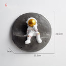 Nordic Wall Decoration Astronaut Resin Wall Shelves Home Decor 3D Astronaut Figurines For Living Room Bedroom Wall Hanging Decor