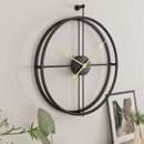 Nordic Luxury Large Wall Clock Modern Design Living Room Kitchen Wall Clock Battery Operated Iron Personality Clocks Home Decor