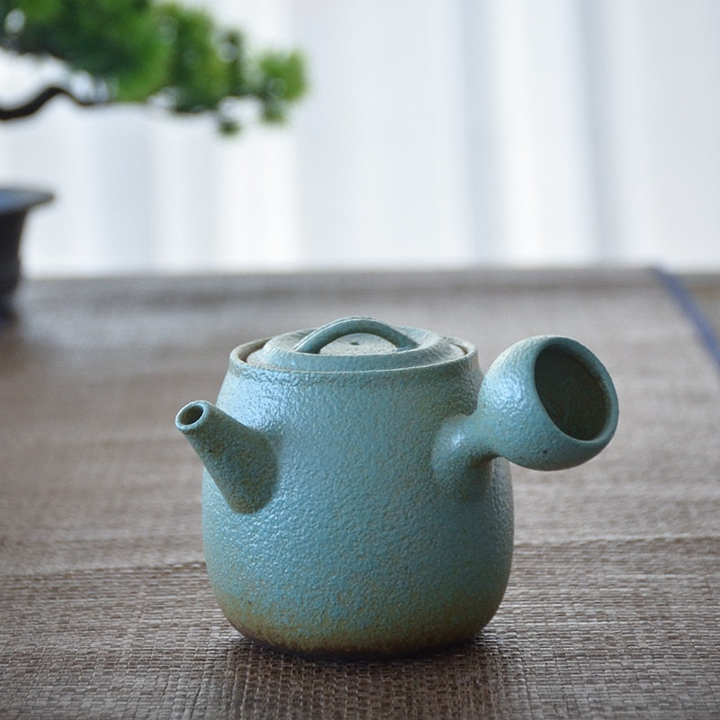 LUWU ceramic kyusu teapots chinese kung fu tea pots drinkware 270ml