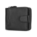 Cartera de cuero para hombre BULLCAPTAIN, carteras de negocios, tarjetero multifunción, caja pequeña para tarjetas