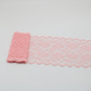 Cinta de encaje elástica de 2 yardas, adorno de flores, bordado de 150MM de ancho, adornos de tela de encaje africano para vestido de boda, manualidades de costura Diy