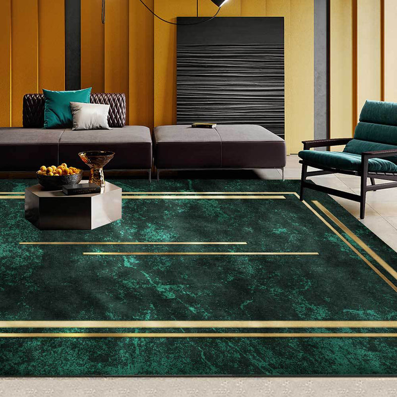 Bubble Kiss-alfombras verdes nórdicas para sala de estar, alfombras doradas de lujo para dormitorio, alfombrilla personalizada para suelo, decoración del hogar, bordes delicados