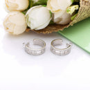 SHADOWHUNTERS Authentic 925 Sterling Silver Move Stones Women Stud Earrings Geometry Silver 925 Trendy Jewelry Making Wholesale