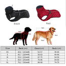 Chaqueta para exteriores para perros, abrigo impermeable reflectante para mascotas, chaleco, ropa cálida de invierno para perros de algodón para perros medianos grandes, Labrador