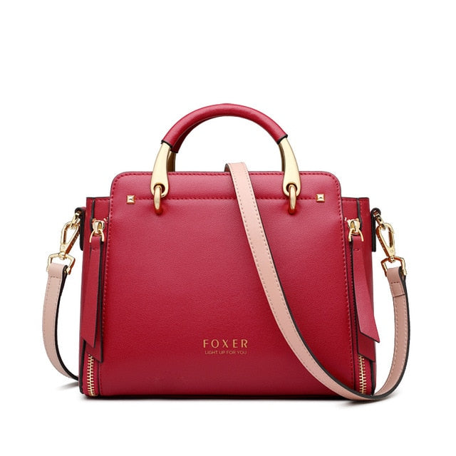 FOXER, bolsos de hombro para mujer, bolsos cruzados, bolso cruzado a la moda, bolso elegante de gran capacidad, bolso de mensajero mediano para mujer