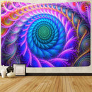 Simsant Psychedelic Tapestry Abstract Naked Girl Hippe Flower Wall Hanging Tapestries for Living Room Bedroom Dorm Home Decor