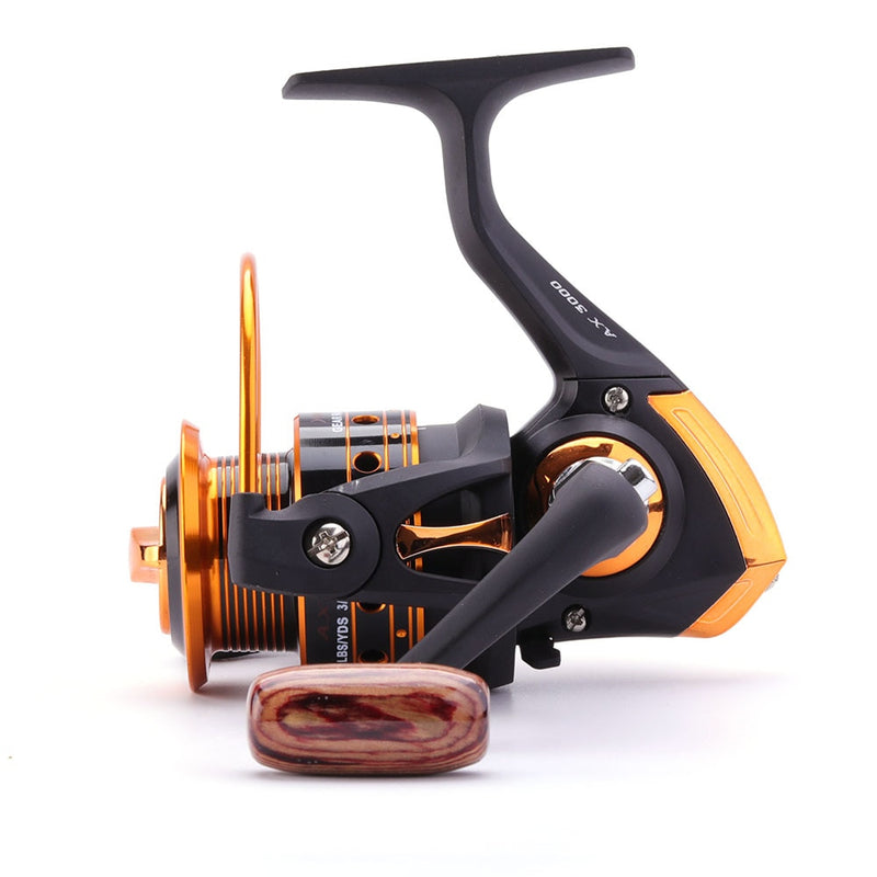 Spinning Fishing Reel 12BB + 1 Bearing Balls 500-9000 Series Metal Coil Spinning Reel Boat Rock Fishing Wheel