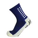 New Sports Anti Slip Soccer Socks Cotton Football Men Grip Socks Calcetines