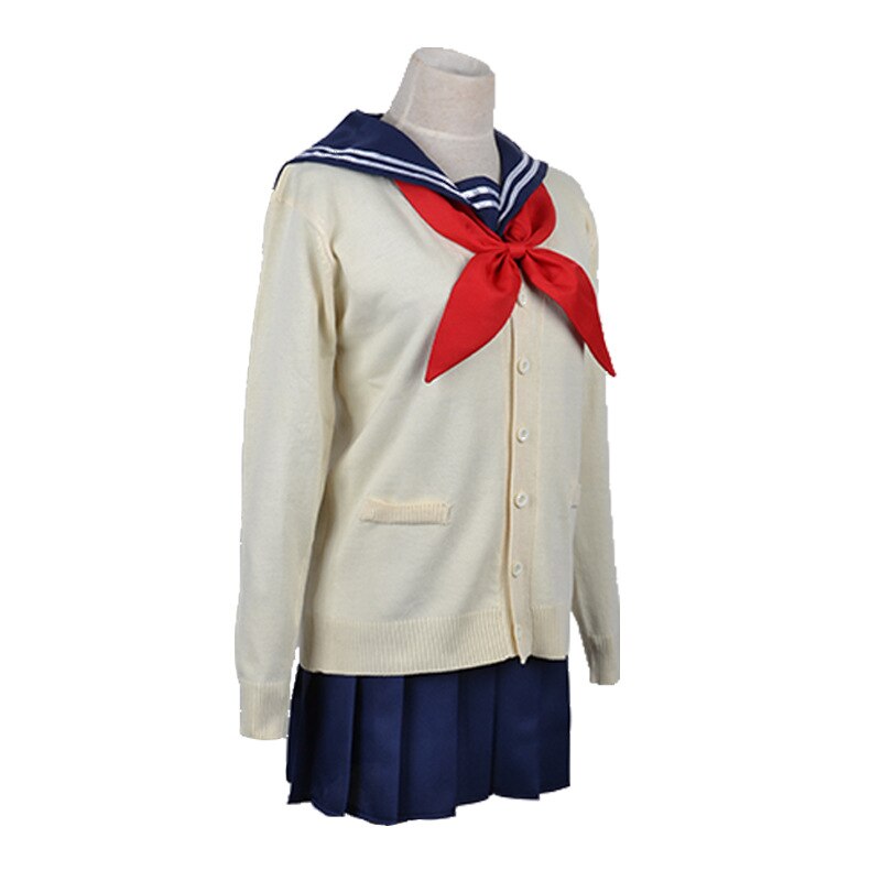 Cosplay Costume My Hero Academia Anime Cosplay Boku no Hero Academia Himiko Toga JK Uniform Women Sailor Suits with Sweaters