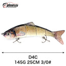 Swimbait Large Fishing Lures Hard Bait Weights 145g Swim Bait Bass Whopper Isca Artificial Articulos De Pesca Salt Water Lures