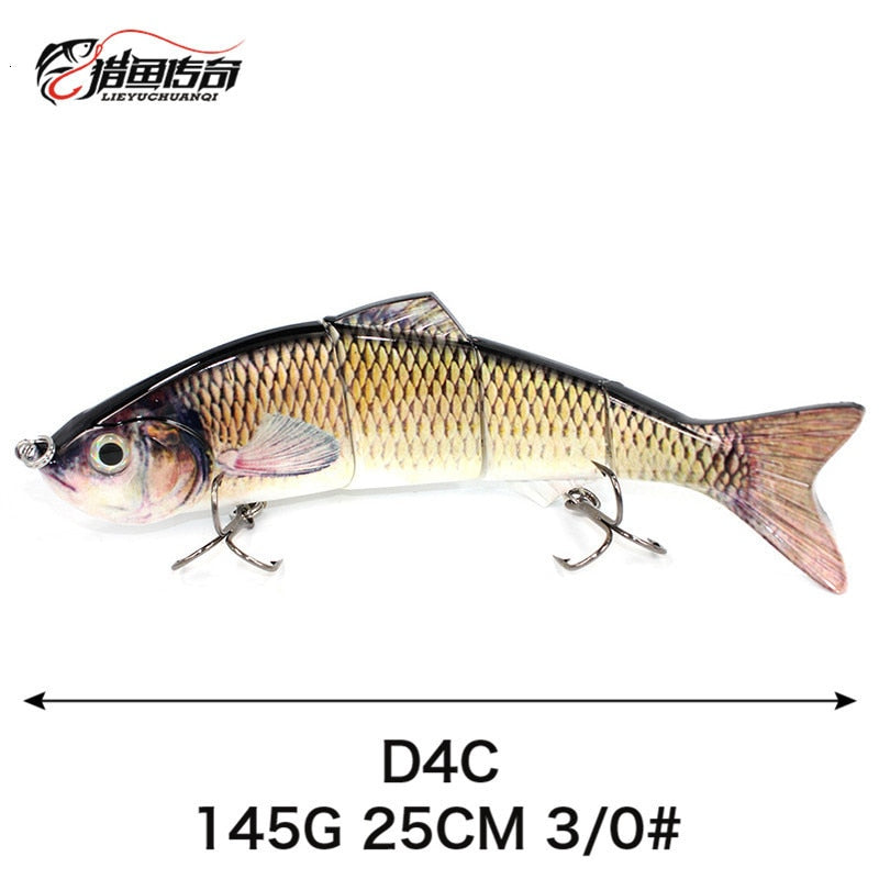 Swimbait Large Fishing Lures Hard Bait Weights 145g Swim Bait Bass Whopper Isca Artificial Articulos De Pesca Salt Water Lures