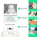 Peripage A6 304dpi Mini Impresora de bolsillo Bluetooth Impresora térmica de fotosRed Marrón Amarillo para teléfono móvil Android IOS Regalo