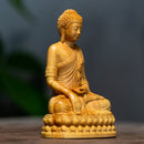 Mini Thailand Shakyamuni 10CM Buddha Boxwood Gifts Wood Figures Buddha Statues Home Decoration Collection Ornaments