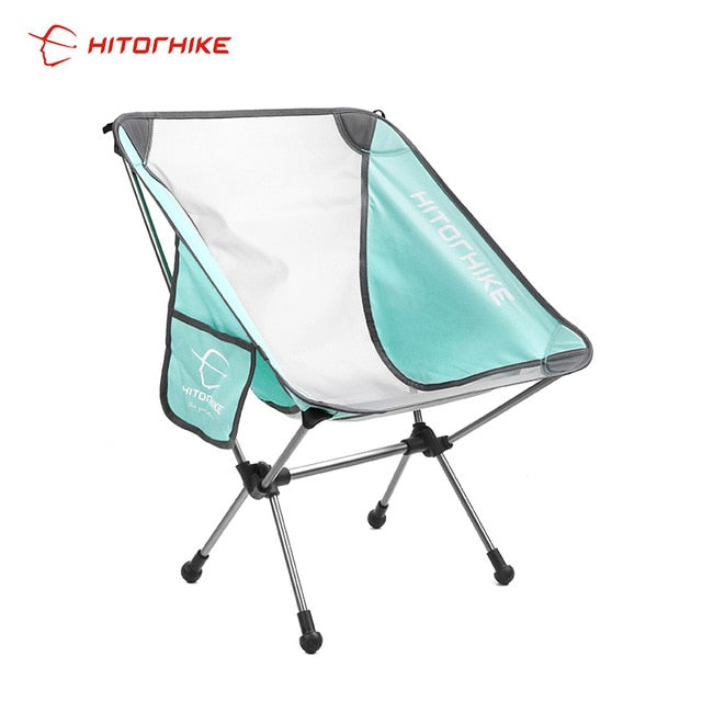 Hitorhike, silla plegable ultraligera de viaje, superdura, de alta carga, para acampar al aire libre, portátil, para playa, senderismo, Picnic, asiento, silla de pesca