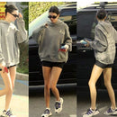 Streetwear Oversize Sweatshirt Männer und Frauen Letter Print Fleece Winter Hoodies Stranger Things Hip Hop Baggy Hoody