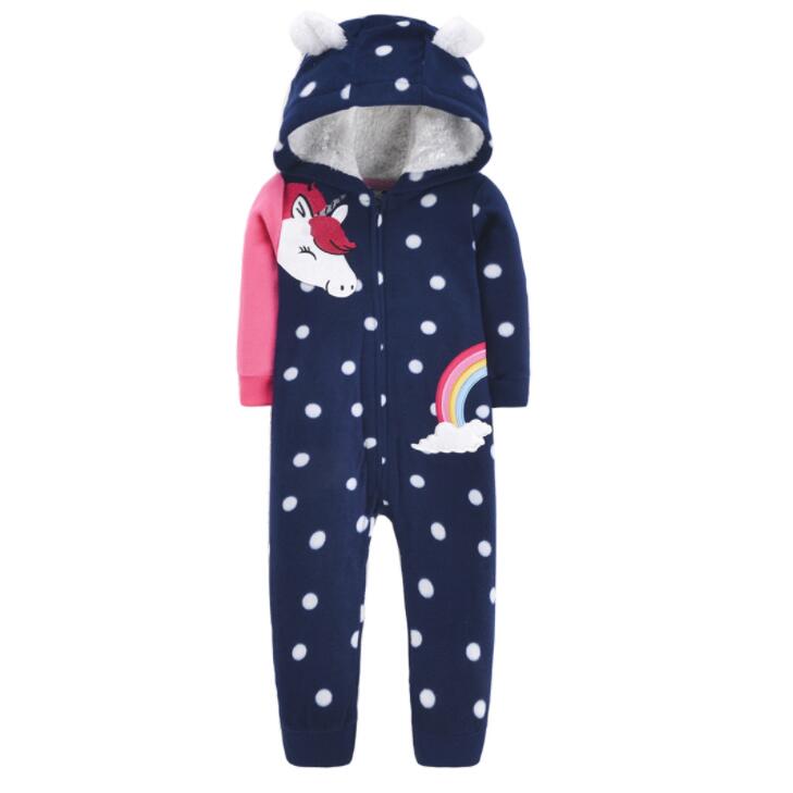 2022 spring jumpsuit baby girl clothing fleece romper baby coat 12M-24M kids costumes for baby clothes , body infant rompers