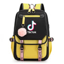 TikTok Backpack Luminous School Bags For Teenagers Boys Girls Laptop Backpack Large Capacity Travel Mochila Escolar