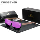 KINGSEVEN Exklusives Design Vintage Herrenbrille Nussbaumholz Sonnenbrille UV400-Schutz Mode Quadratische Sonnenbrille Damen 5510