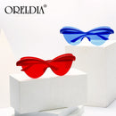 Ultralight TR90 Cat Eye Sunglasses Men Women 2020 Luxury Vintage Unique Frame One Piece Glasses Male Goggle UV400 Gafas De Sol