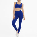 2 Pieces Seamless Fitness Women Yoga Suit Gym Push Up Clothes Workout Sport Set Padded Sports Bra High Waist Legging Sportswear
