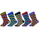 Hot Sale Men Socks 2020 New Colorful Gifts for Men Cotton Mens Socks Geometric Lattice Classic Happy Business Casual  Socks Men
