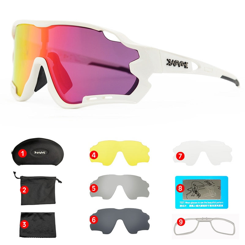 MTB Fahrradbrille Mann Frau Radfahren Sonnenbrille Uv400 Polarisierte Fahrradbrille Sport Racing Reitbrille Ciclismo 1 Linse