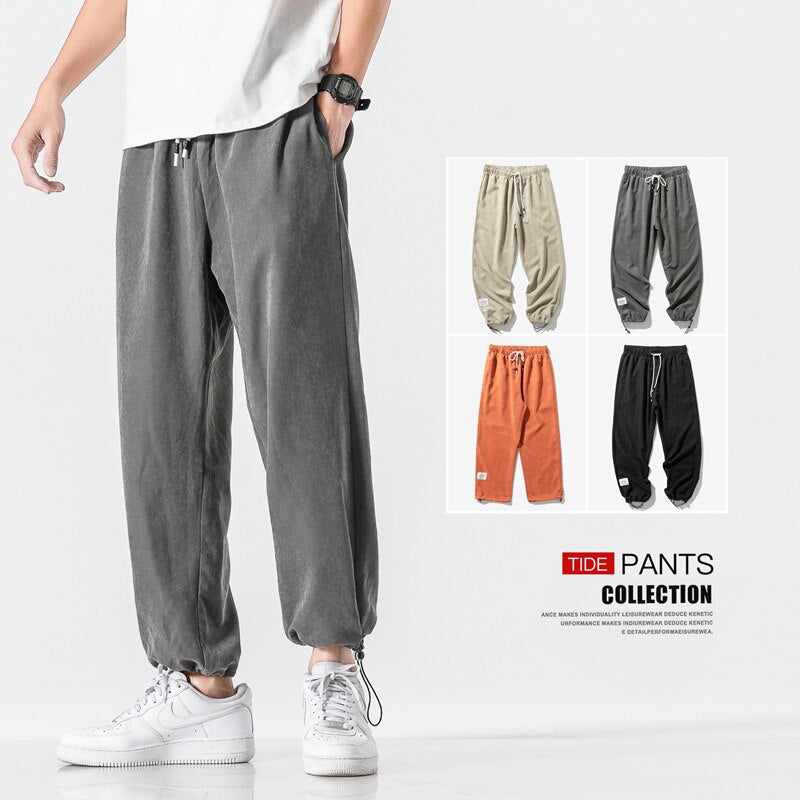 Big 5XL 6XL 7XL 8XL Hombres Casual Nuevo Sólido Pantalones de chándal Hombres Hip Hop Casual Harem Pantalones Streetwear Pantalones masculinos Pantalones de talla grande