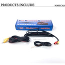 Placa de matrícula corta impermeable Universal 170 gran angular placa de matrícula de EE. UU. vista trasera de coche cámara de estacionamiento de respaldo 8 IR visión nocturna