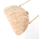 Semicircle Acrylic Wallet Women Evening Clutches Design Bag Shell Handbags Colorful Party Wedding Purses Free Shipping Wholesale