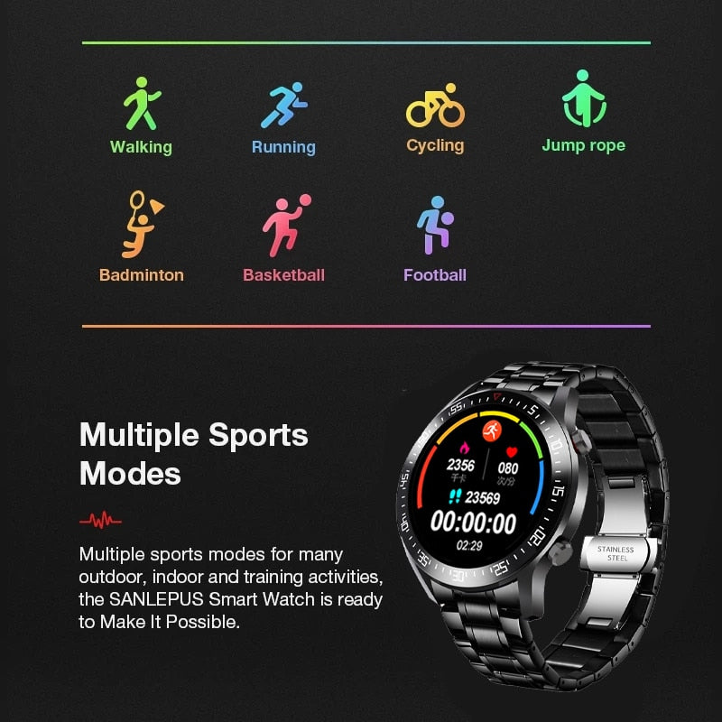 LIGE 2021 New Steel Band Digital Watch Men Sport Watches Electronic LED Male Wrist Watch For Men Clock Waterproof Bluetooth Hour