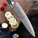 XITUO High Quality 8"inch Damascus Chef Knife AUS10 Stainless Steel Kitchen Knife Japanese Santoku Cleaver Meat Slicing Knife