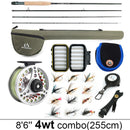 Maximumcatch 3-8WT Fly Fishing Rod And Reel Combo Set 8&#39;6&#39;&#39;/9&#39; Medium-fast Fly Rod Pre-spooled Fly Reel &amp; Line &amp;Triangle Tube