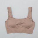 Legging deportivo de cintura alta, ropa deportiva para gimnasio para mujer, traje de Yoga para mujer sin costuras, conjunto de entrenamiento de alta elasticidad, Sujetador deportivo acolchado