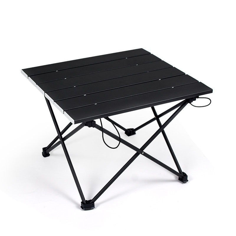 On Sale Aluminum Alloy Portable Table Outdoor Furniture Foldable Folding Camping Hiking Desk Traveling Outdoor Furniture Table