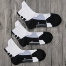 High Quality New Men Outdoor Sports Elite Basketball Socks Men Cycling Socks Compression Socks Cotton Towel Bottom Men&