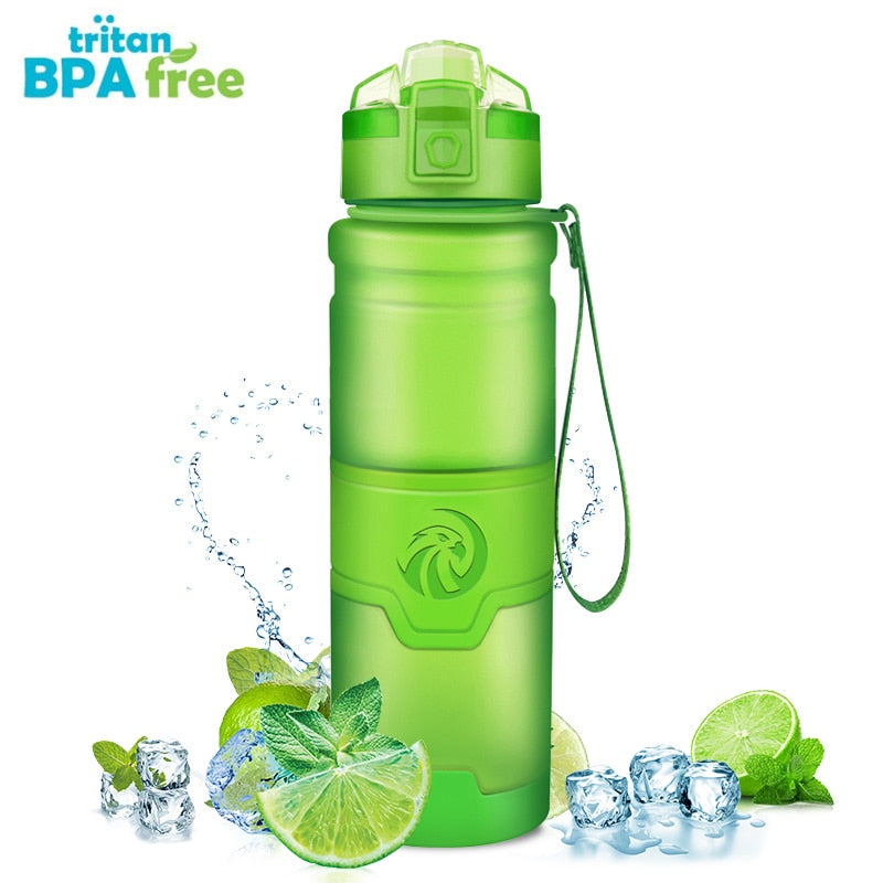 ZORRI Flasche für Wasser, Protein-Shaker, tragbar, Bewegung, Sport, Wasserflasche, Bpa-frei, umweltfreundlich, Sport, Camping, Wandern, Gourde