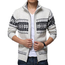Neue Herbst Winter Herren Pullover Wolle Herren Stehkragen Einfarbig Casual Pullover Herren Thick Fit Marke Strickjacken